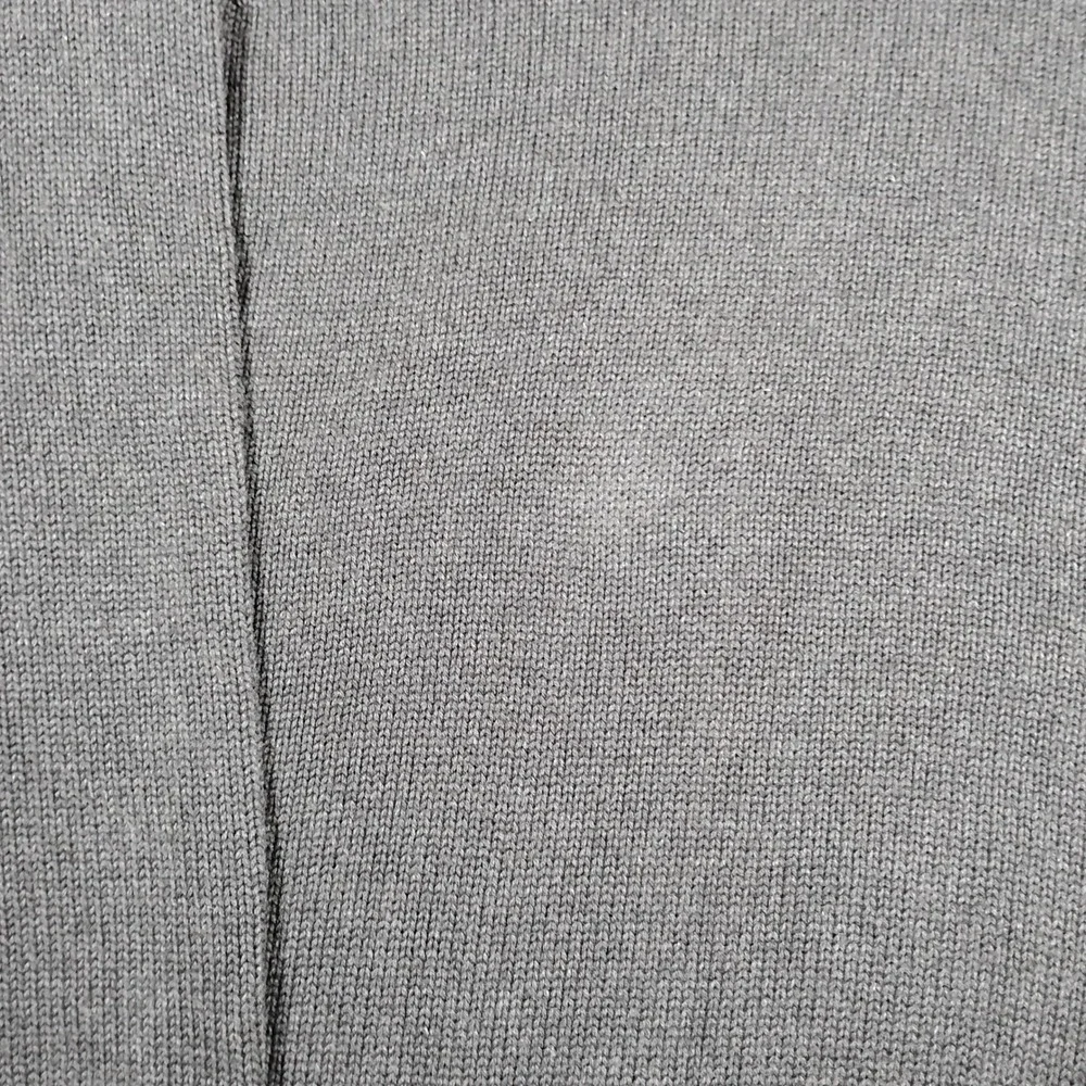 Quince Organic Cotton Quarter Zip Sweater Men's Large Charcoal Gray Pullover